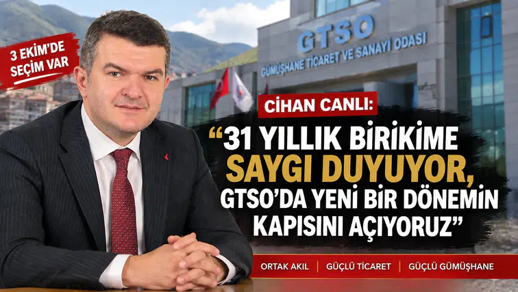 Cihan Canlı: “31 yıllık birikime saygı duyuyor, GTSO’da yeni bir dönemin kapısını açıyoruz”