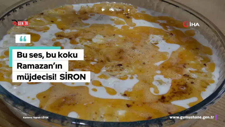 Ramazan sofralarının vazgeçilmezi Gümüşhane Sironu için imece mesaisi