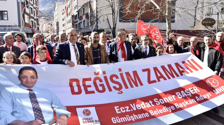MHP'den Zafer ve Değişim Yürüyüşü