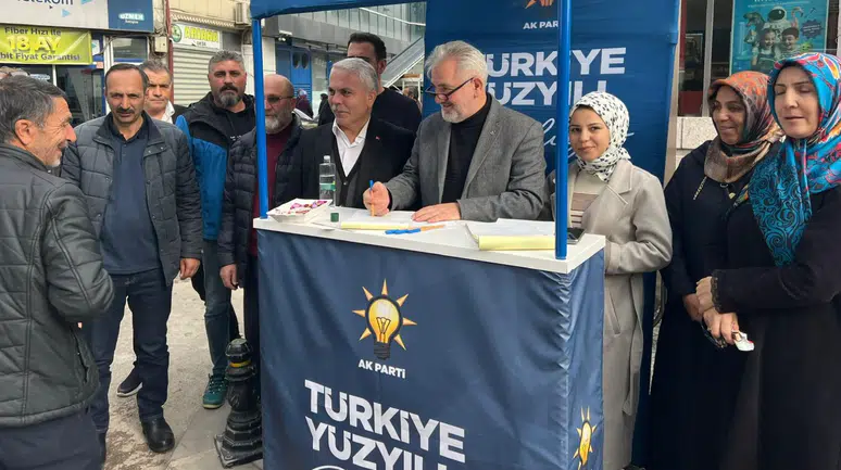 AK Parti Gümüşhane Teşkilatından Kelkit’te Üye Çalışması