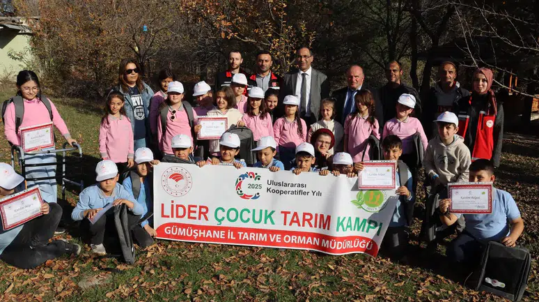 Gümüşhane’de Lider Çocuklar Tarımı Yerinde Öğrendi