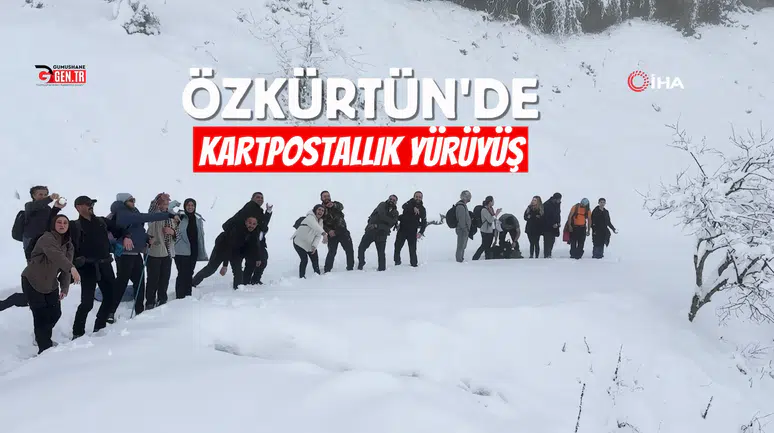 Gümüşhane’de kartpostallık doğa yürüyüşü