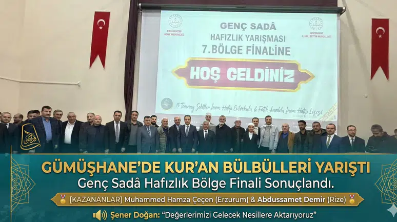 Gümüşhane’de Genç Sada Hafızlık 7. Bölge Yarışması Heyecanı Yaşandı