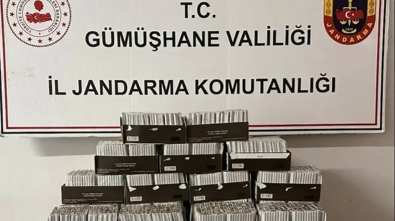 Jandarma'dan kargo operasyonu: 20 bin makaron ele geçirildi