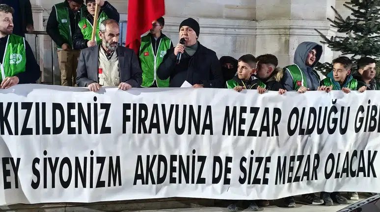 "Akdeniz Size Mezar Olacak!" Kelkit’te teravih çıkışı Siyonizme sert muhtıra