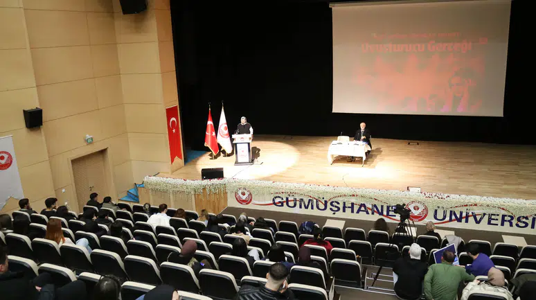 Gümüşhane Üniversitesinde "Uyuşturucu Gerçeği" Konferansı Düzenlendi