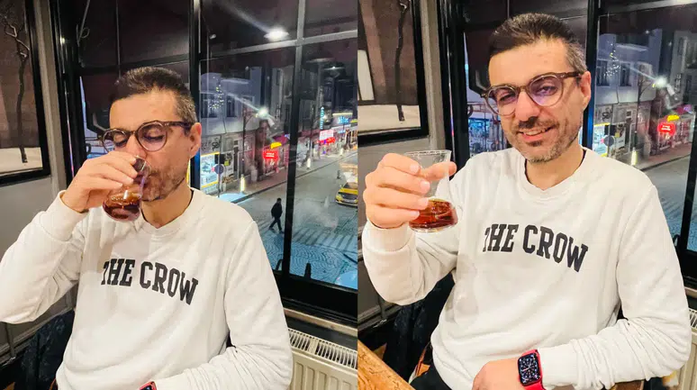 40 yıl sonra ilk kez çay içti!