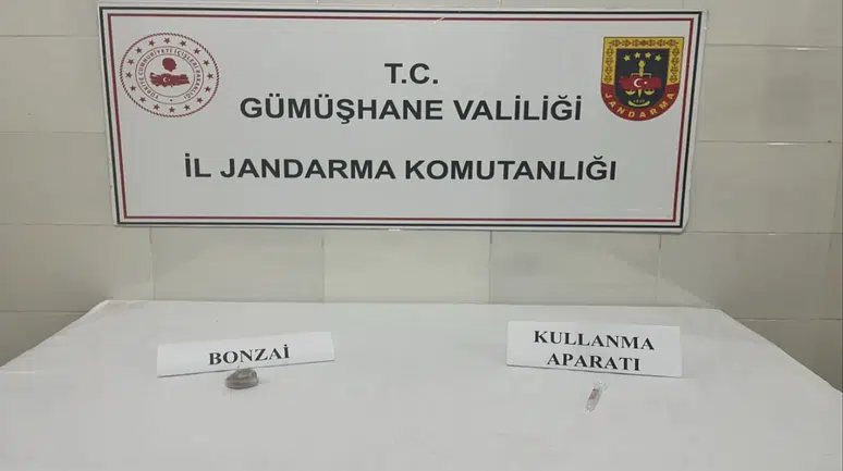 Şiran’da Uyuşturucu Operasyonu: Jandarmanın Dikkatinden Kaçmadı