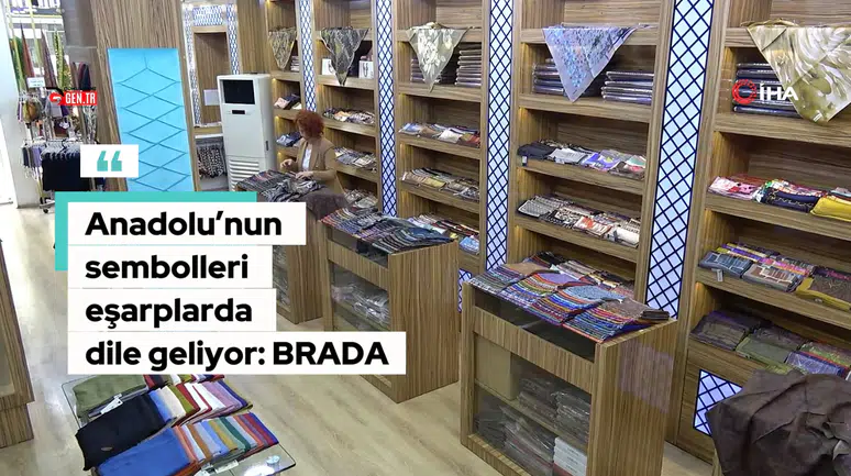 Anadolu’nun sembolleri eşarplarda dile geliyor