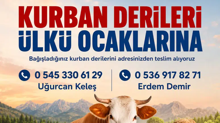 Kurban Derileri Eğitime ve Gençliğe Destek Olacak