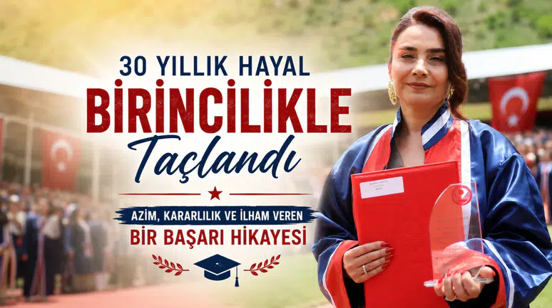 İletişim Fakültesi'nde Azmin Zaferi: Gonca Şimşek Fakülte Birincisi Oldu