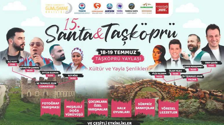 Santa ve Taşköprü'de Çifte Heyecan: Şenlik ve Bisiklet Yarışı Bir Arada Yapılacak