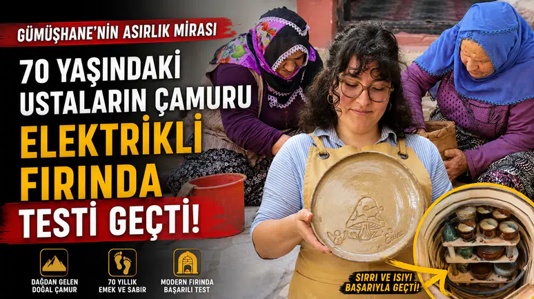 Gümüşhane'nin Asırlık Kültür Mirası Dölek Çömlekçiliği Modern Seramik Sanatıyla Yaşatıldı