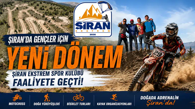 Şiran'da Gençler İçin Yeni Dönem: Şiran Ekstrem Spor Kulübü Faaliyete Geçti