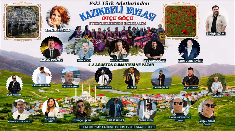 Kazıkbeli Yaylası’nda Asırlık 'Otçu Göçü' Geleneği 1-2 Ağustos'ta Yaşatılacak