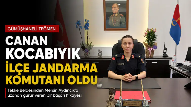 Gümüşhaneli Kadın Subaya Önemli Görev: İlçe Jandarma Komutanlığına Atandı