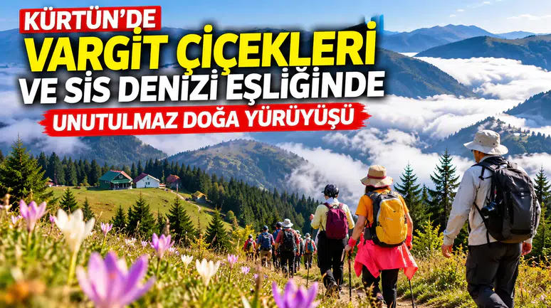 Yaylalardan ormanlara yürüdüler, 27 virajı aşarak Özkürtün’e indiler
