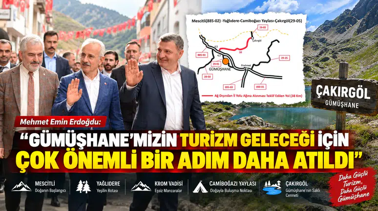 Erdoğdu: “Gümüşhane’mizin turizm geleceği için çok önemli bir adım daha atıldı”