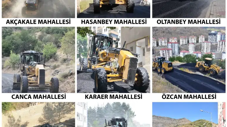 Gümüşhane Belediyesi Tarihinin En Yüksek Asfalt Serim Rakamına Ulaştı