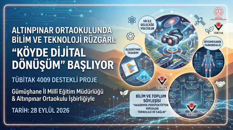 Altınpınar Ortaokulu "Köyde Dijital Dönüşüm" Etkinliğine Ev Sahipliği Yapacak