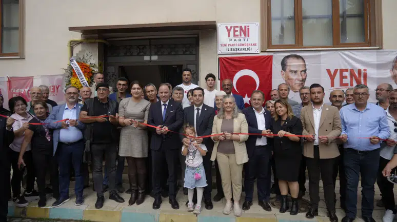 Yeni Parti Gümüşhane İl ve Merkez İlçe Başkanlıkları Düzenlenen Törenle Açıldı