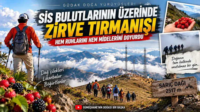 Sis Bulutlarının Üzerine Tırmandılar: Doğaseverler Zirvede Hem Ruhlarını Hem Midelerini Doyurdu