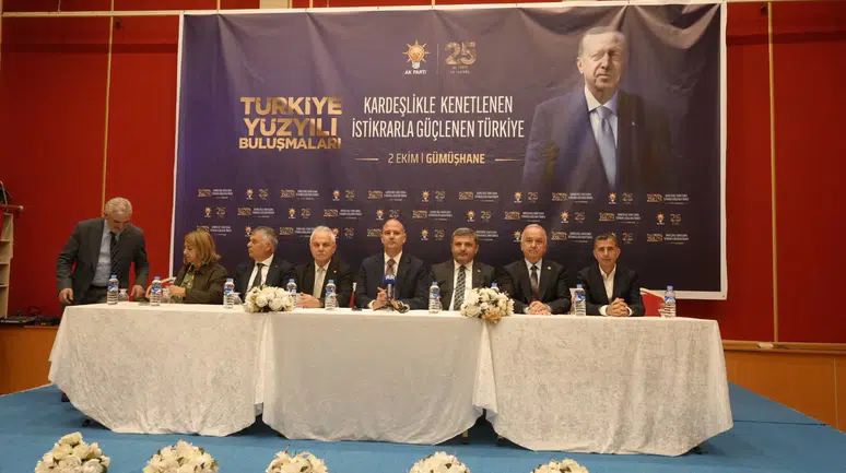 AK Parti Heyeti "Türkiye Yüzyılı Buluşmaları" Kapsamında Gümüşhane’de Saha Çalışması Gerçekleştirdi