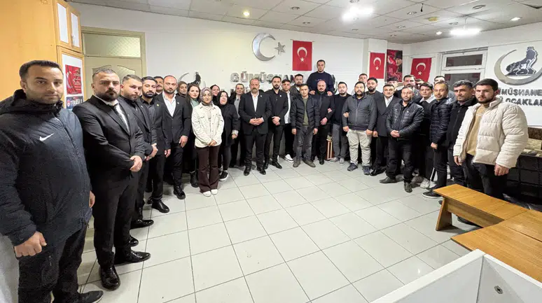 Gümüşhane Ülkü Ocakları’nda yeni dönem: 29 kişilik yönetim kadrosu göreve başladı