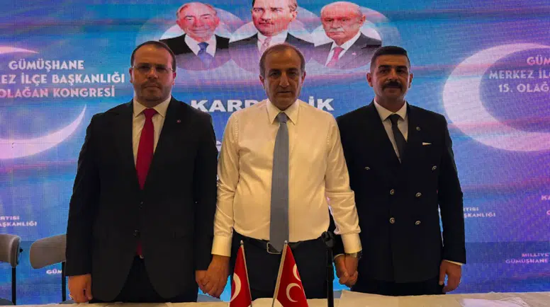 MHP Gümüşhane Merkez İlçe Başkanlığına Şuayip Ramazan Akhan Seçildi