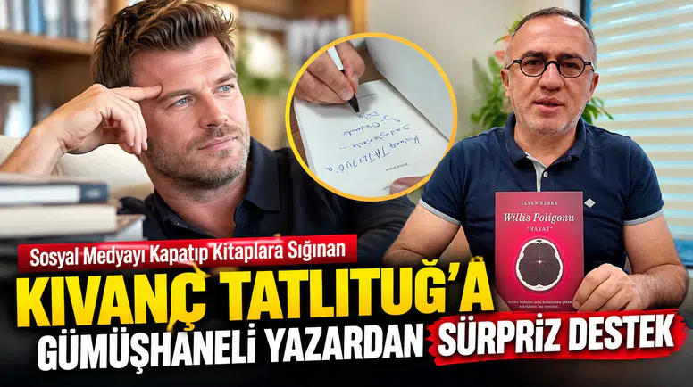 Sosyal Medyayı Kapatıp Kitaplara Sığınan Kıvanç Tatlıtuğ’a Gümüşhaneli yazardan sürpriz destek