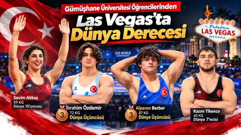 Gümüşhane Üniversitesi Öğrencilerinden Las Vegas'ta Dünya Derecesi