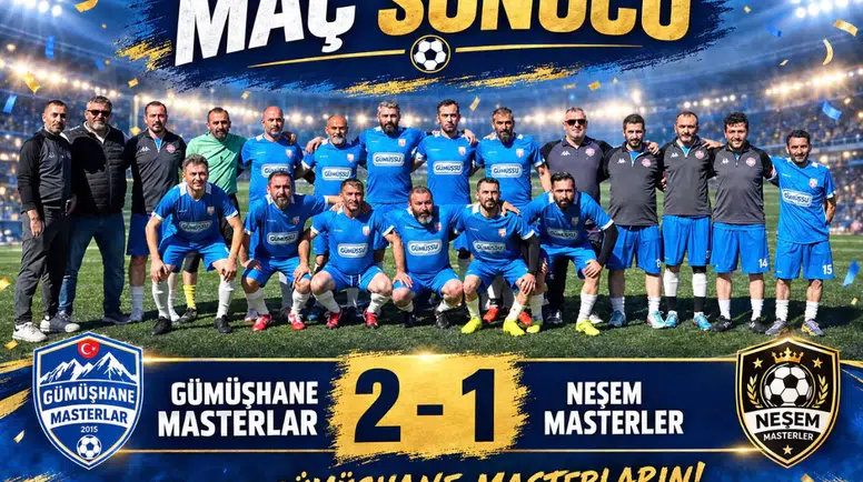 Gümüşhane Masterlar Sezona Galibiyetle Başladı: 2-1