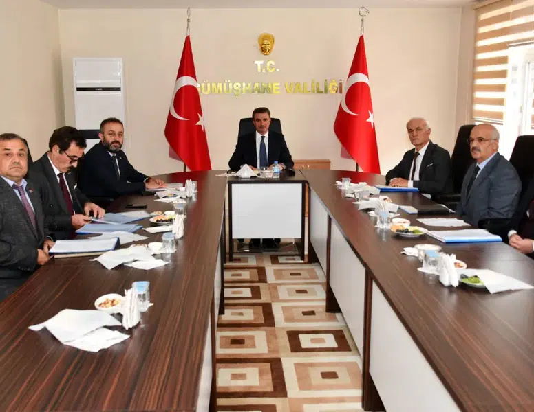 Gümüşhane’de “Kırsal Alanda Kamu Altyapı Yatırımları” ön hazırlık toplantısı yapıldı