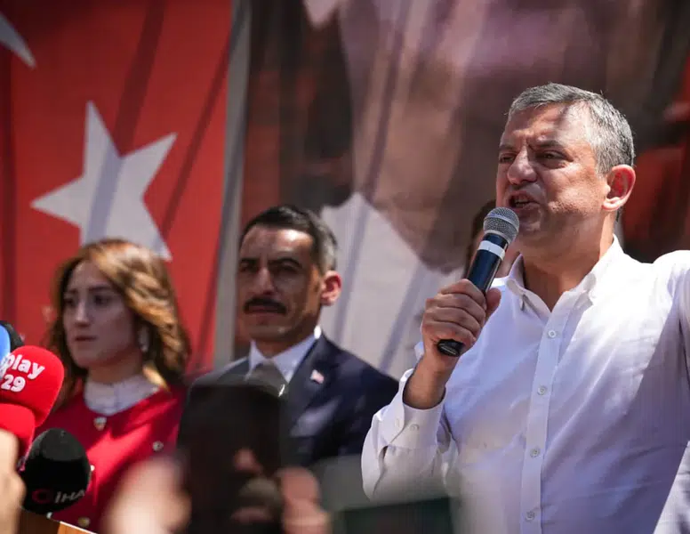 Özgür Özel, Tekke'de Barış Demirkıran için destek istedi