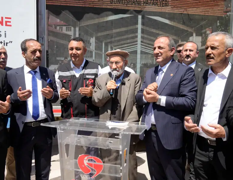 Gümüşhane'de 250 Araçlık Otopark Projesinin İlk Harcı Döküldü