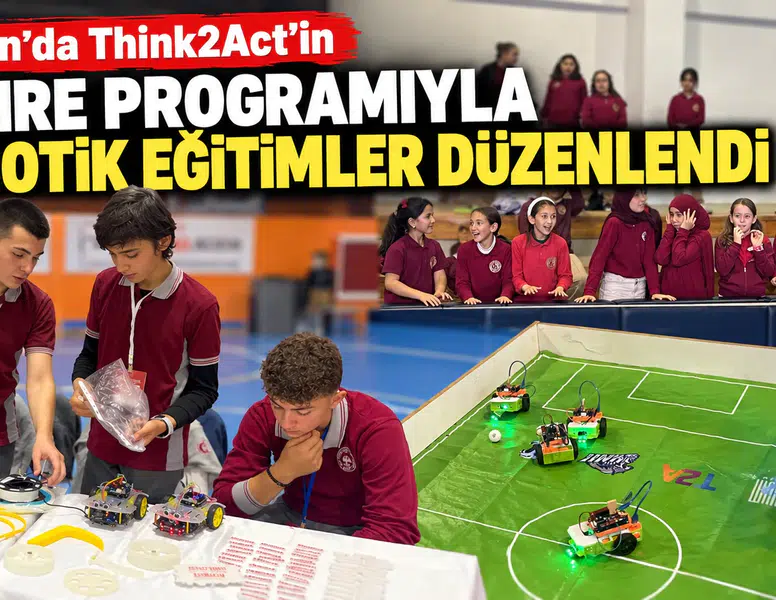 Şiran'da Think2Act'in Cemre Programıyla Robotik Eğitimler Düzenlendi