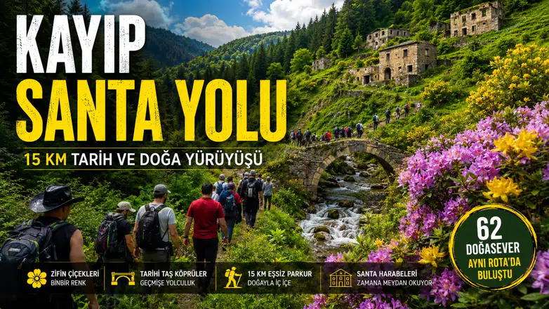 Zifin Çiçekleri Arasında Santa’nın kayıp yolunda Tarihin İzini Sürdüler