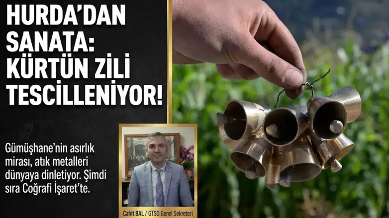 Hurda metalden sanata dönüşen ‘Kürtün zili’ için coğrafi işaret hamlesi