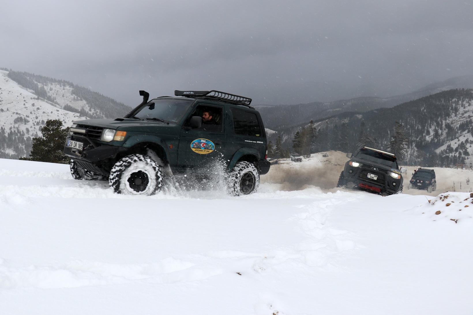 Zorlu yolları bu kez yaban hayvanları için aştılar 1