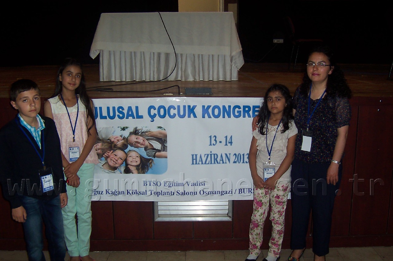 Bilim ve Sanat Merkezi Öğrencileri 2. Ulusal Çocuk Kongresi İçin Bursa'da 1