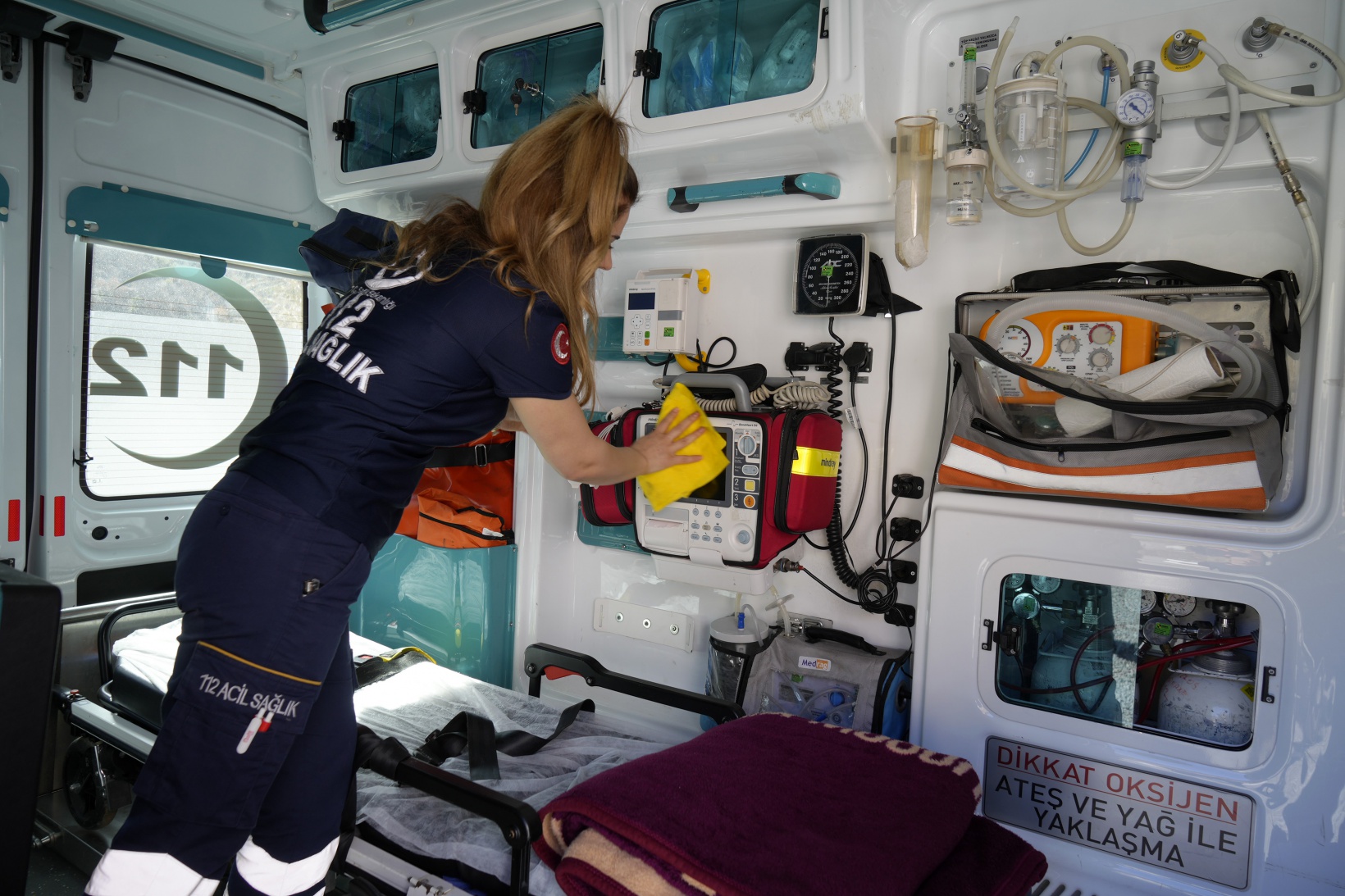 112 Acil Servis ekiplerinin toz çilesi 3