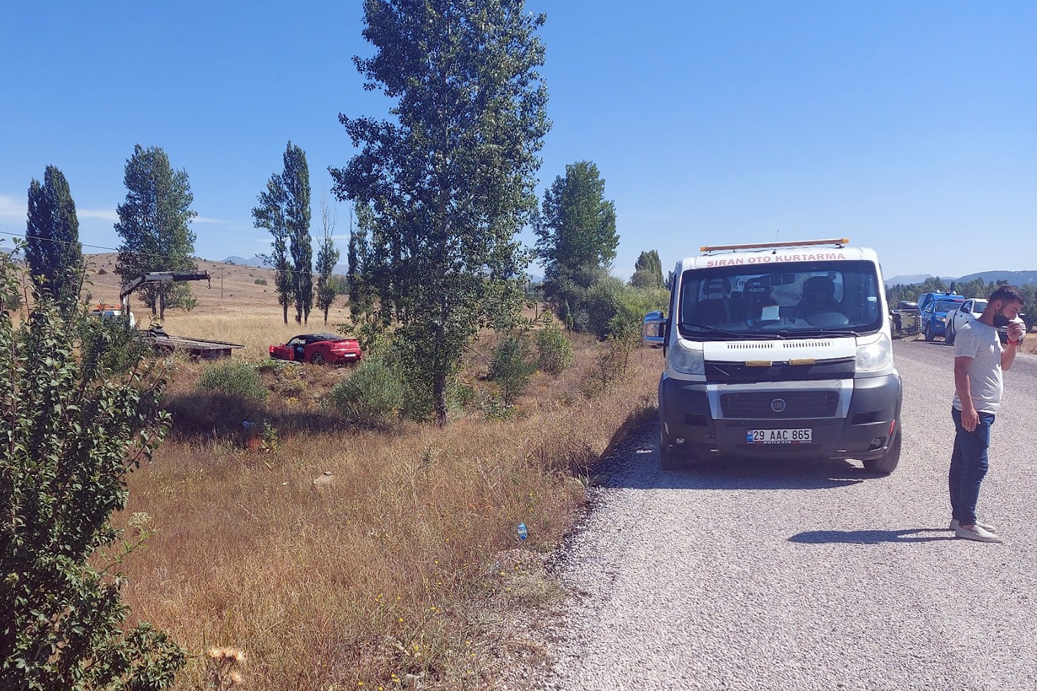 Şiran'da trafik kazası: 1 ölü 1