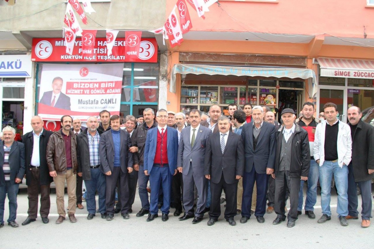 MHP heyeti Kürtün'de 2