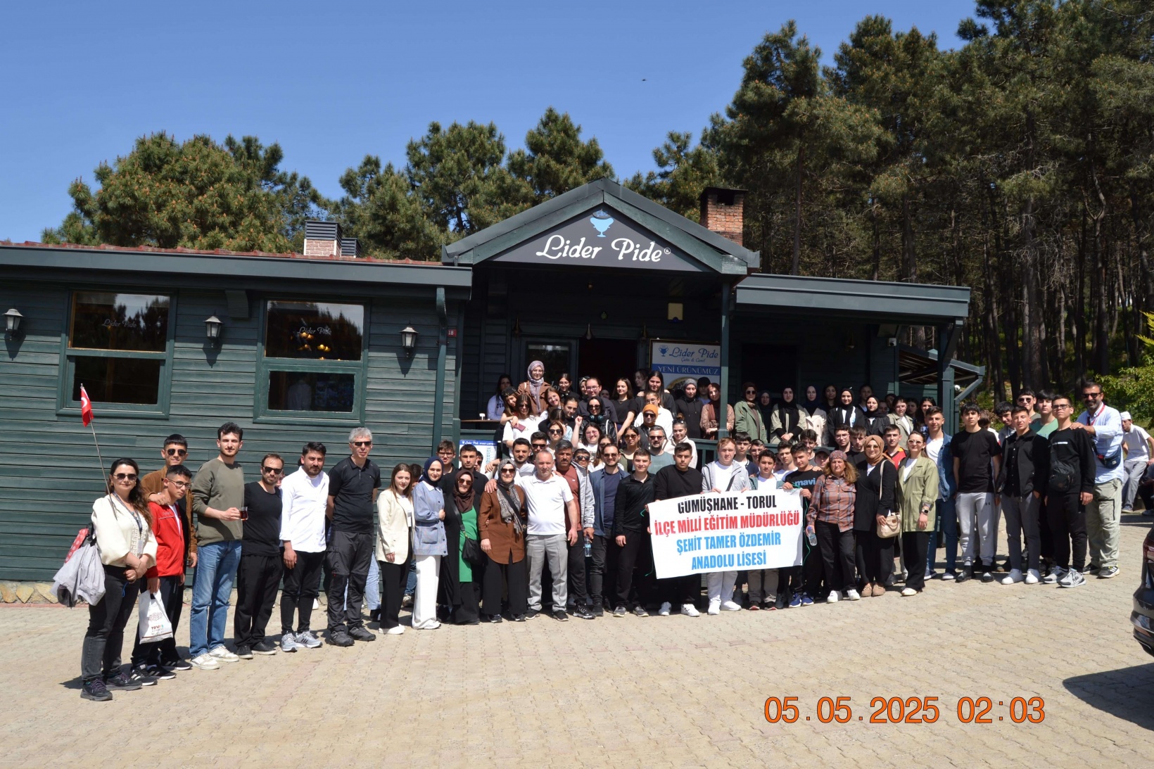 Torul’daki lise öğrencilerinden tarihi yolculuk 7