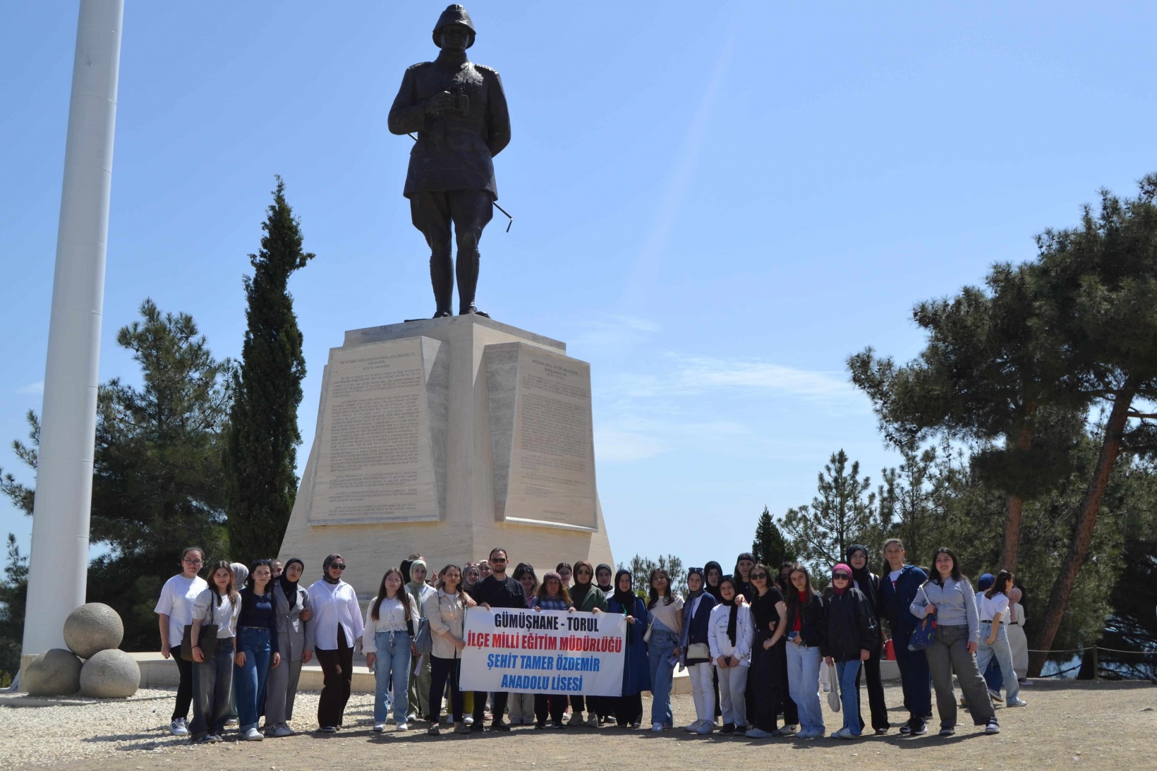 Torul’daki lise öğrencilerinden tarihi yolculuk 8