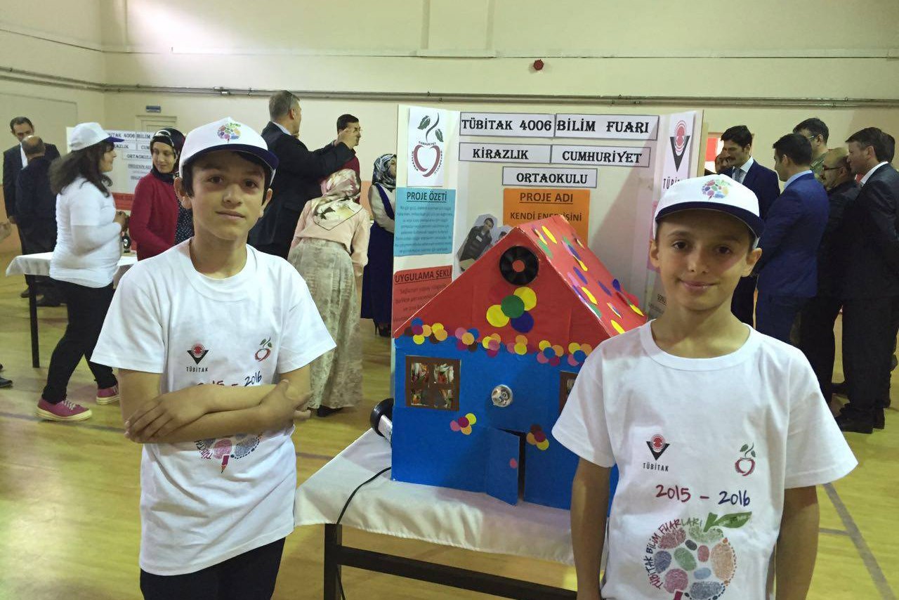 Köy okulundan TÜBİTAK Bilim Fuarı 6