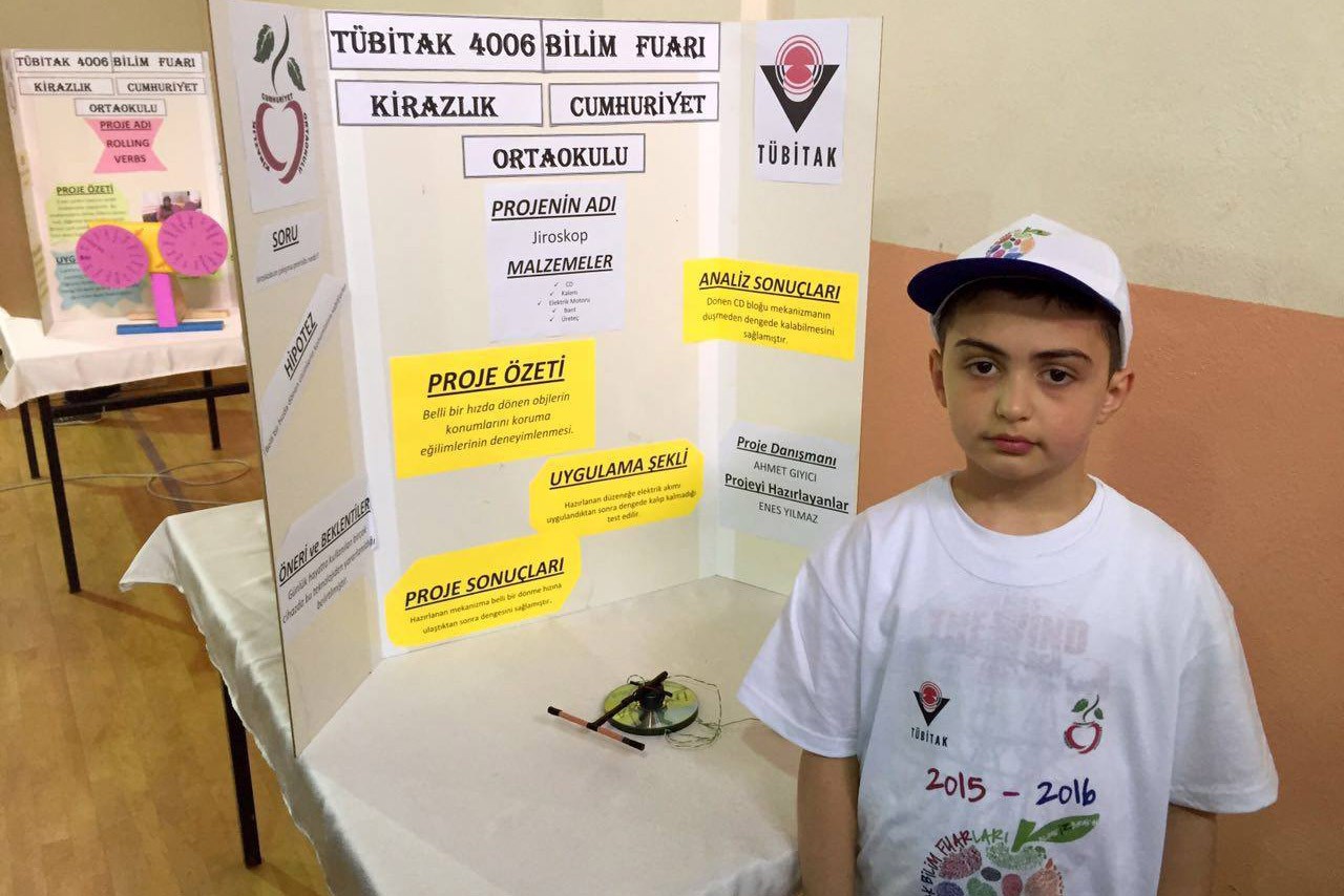Köy okulundan TÜBİTAK Bilim Fuarı 8
