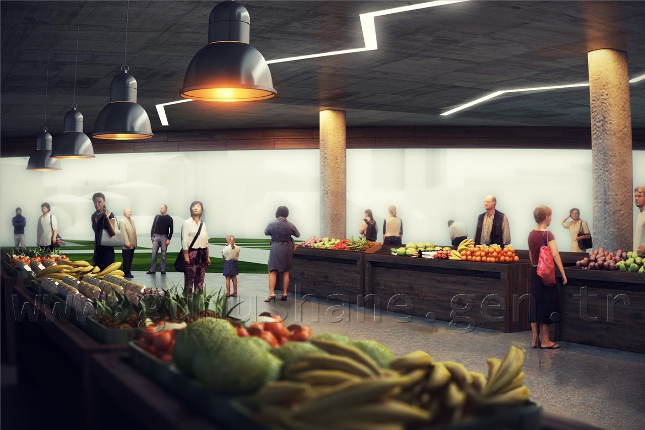 Modern pazaryerine ilk kazma vuruluyor 3