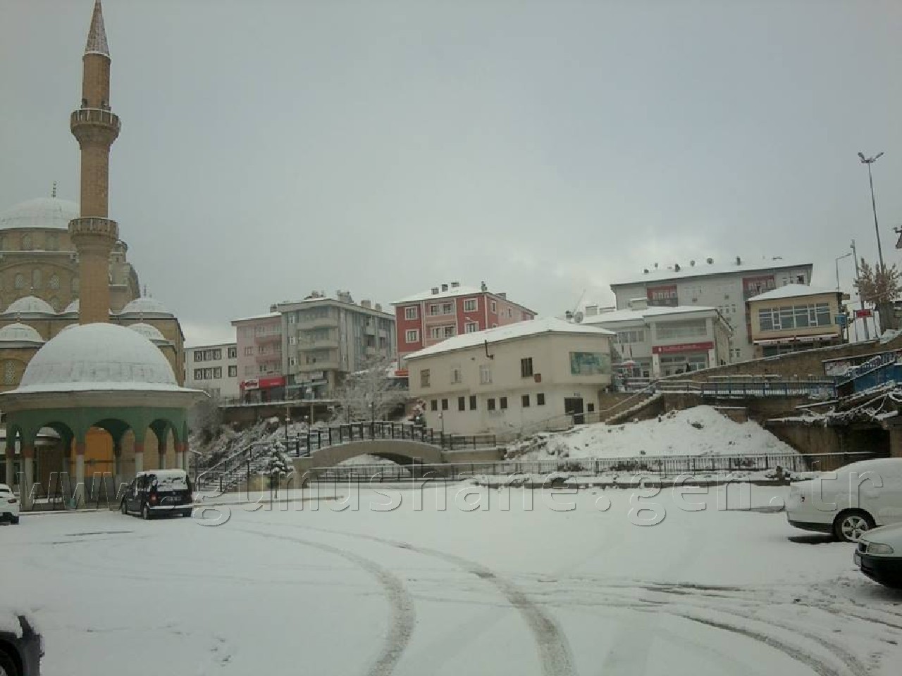 Kelkit'e Yılın İlk Karı Yağdı 3