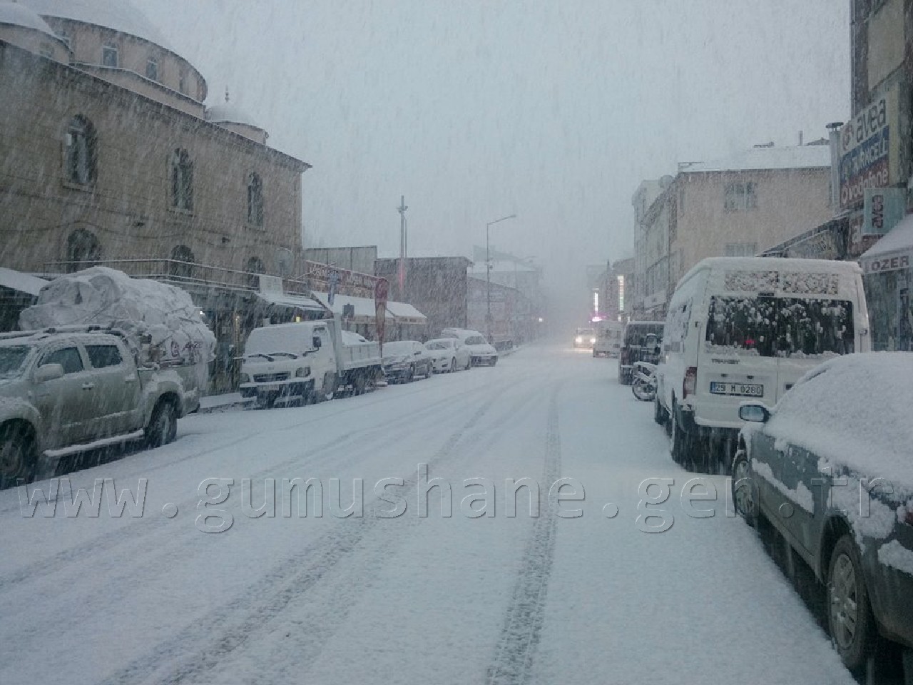 Kelkit'e Yılın İlk Karı Yağdı 6